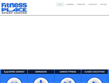 Tablet Screenshot of fitness-place.com